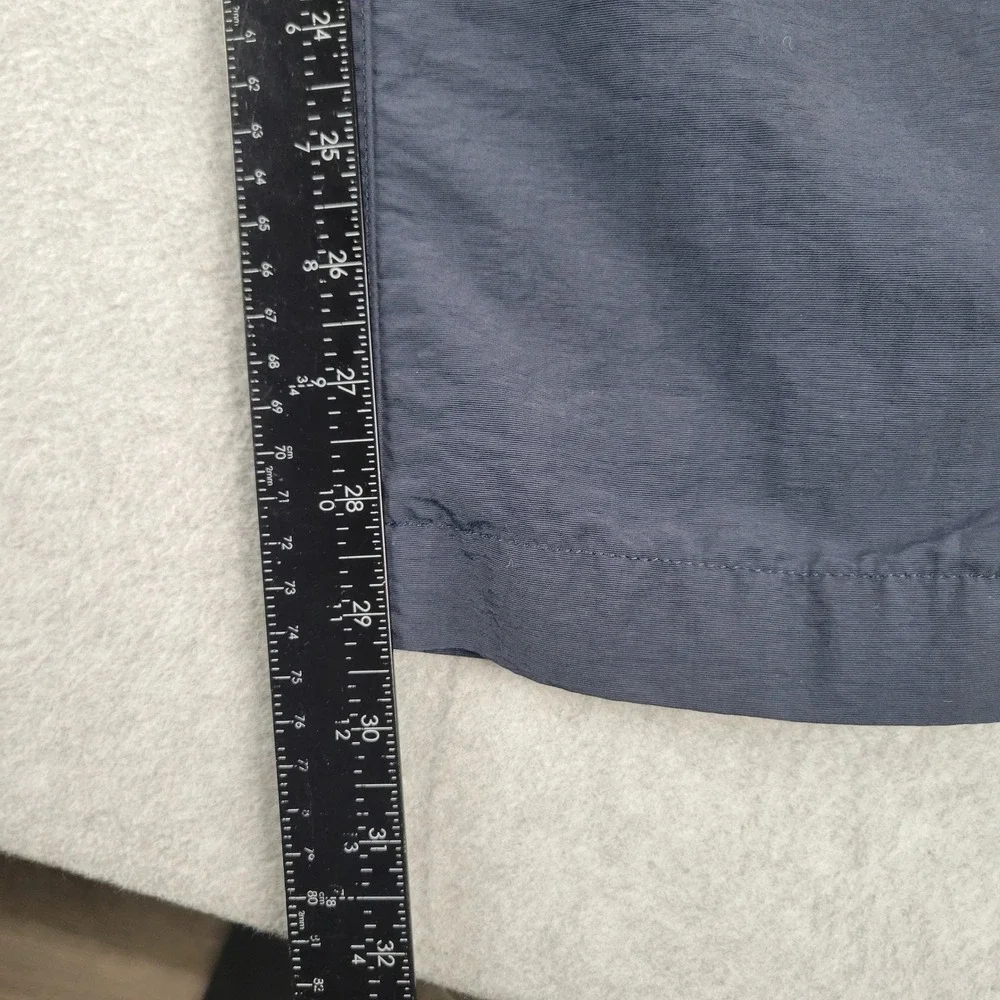 Abercrombie‎ & Fitch Track Pants Mens Large Navy Blue Nylon Side Stripe Vintage